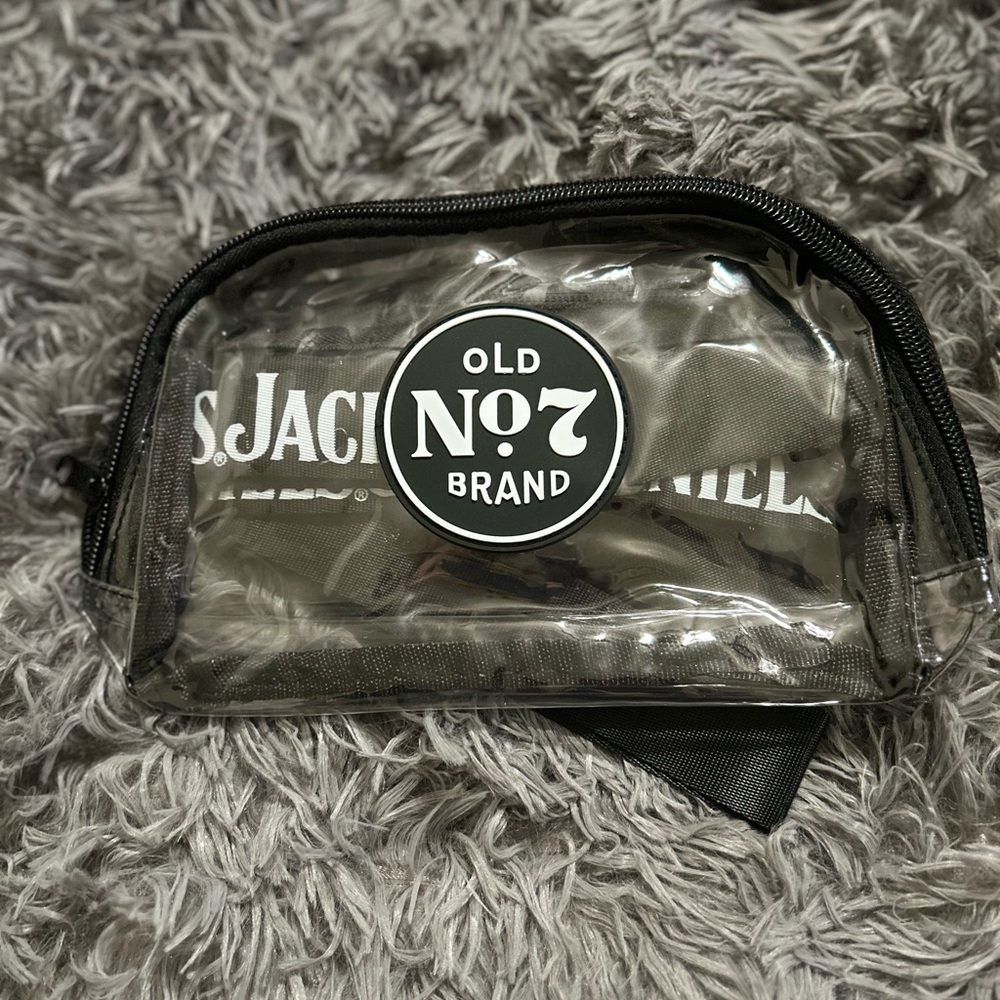 Jack Daniel’s Clear Fanny Pack/Bag. Never Used
